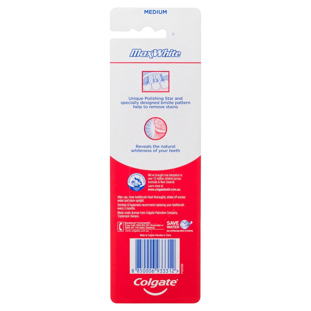 Thumbnail Colgate Max White Medium Manual Toothbrush 3 Pack