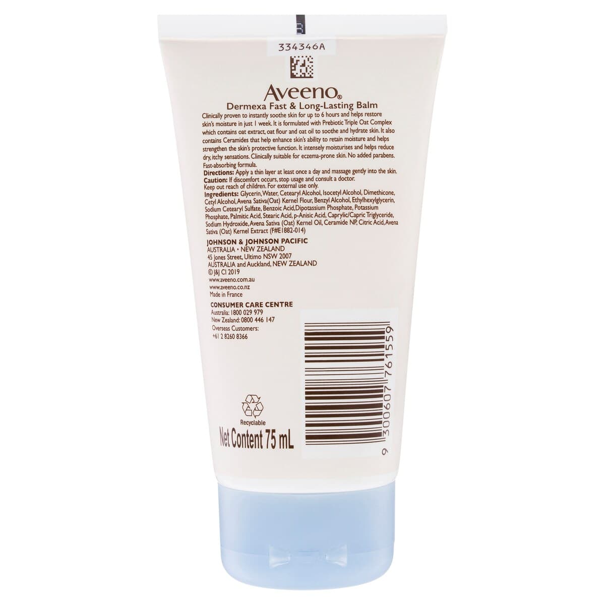 Thumbnail Aveeno Dermexa Fast & Long-Lasting Balm 75Ml