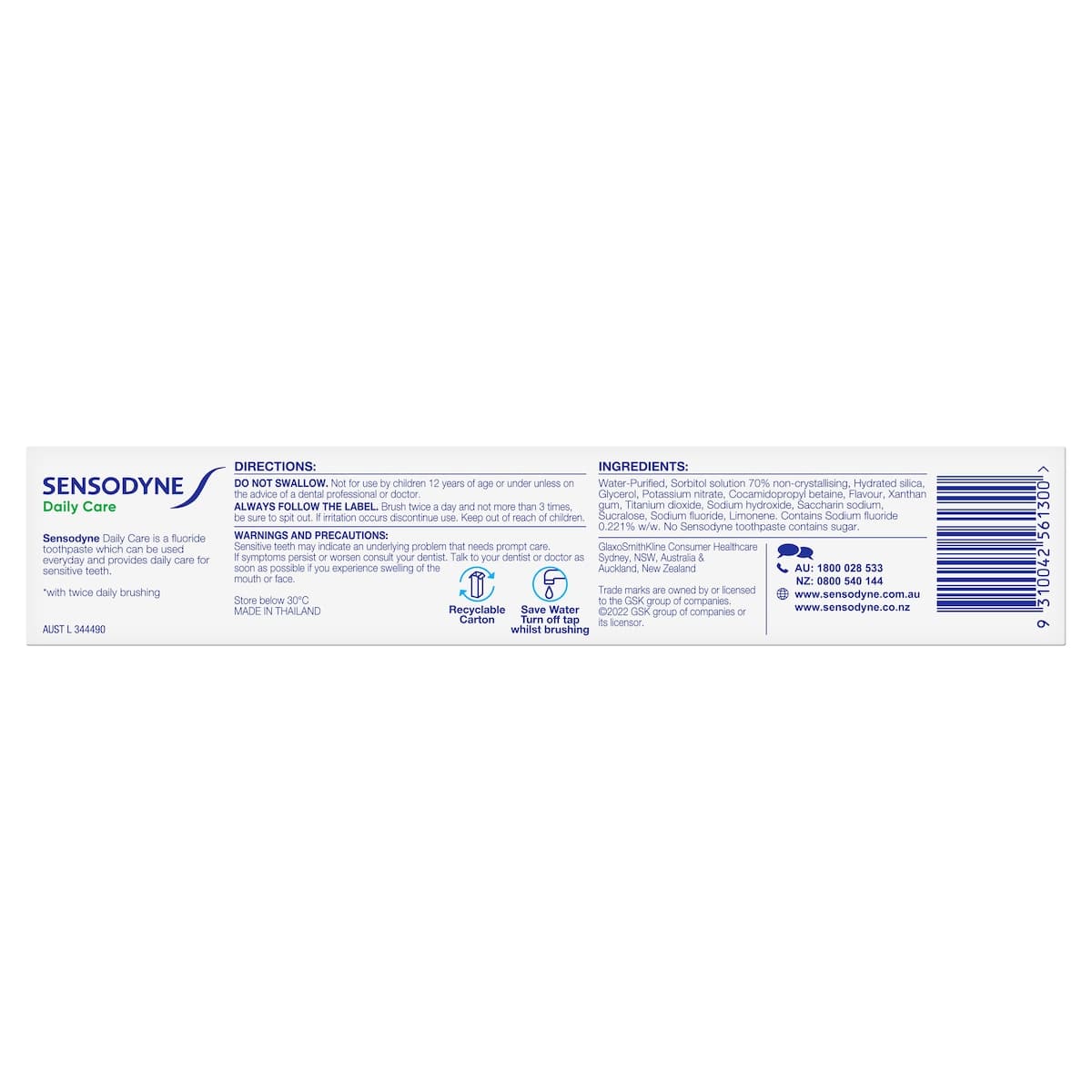 Thumbnail Sensodyne Daily Care Toothpaste 110G