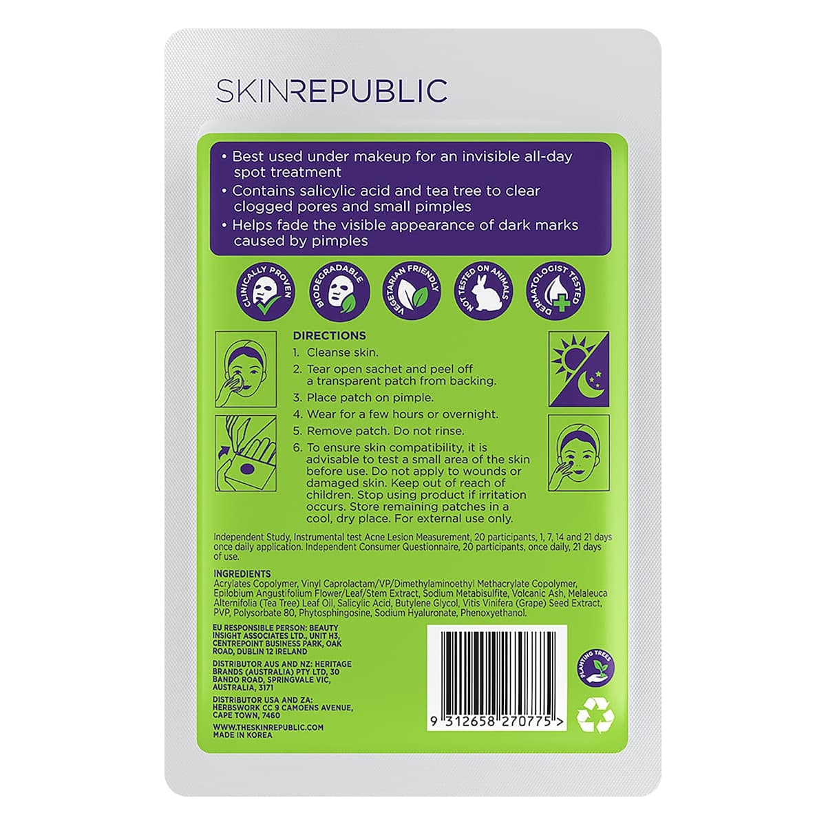 Thumbnail Skin Republic Spot Clear Salicylic Acid Patch (48 Patches)