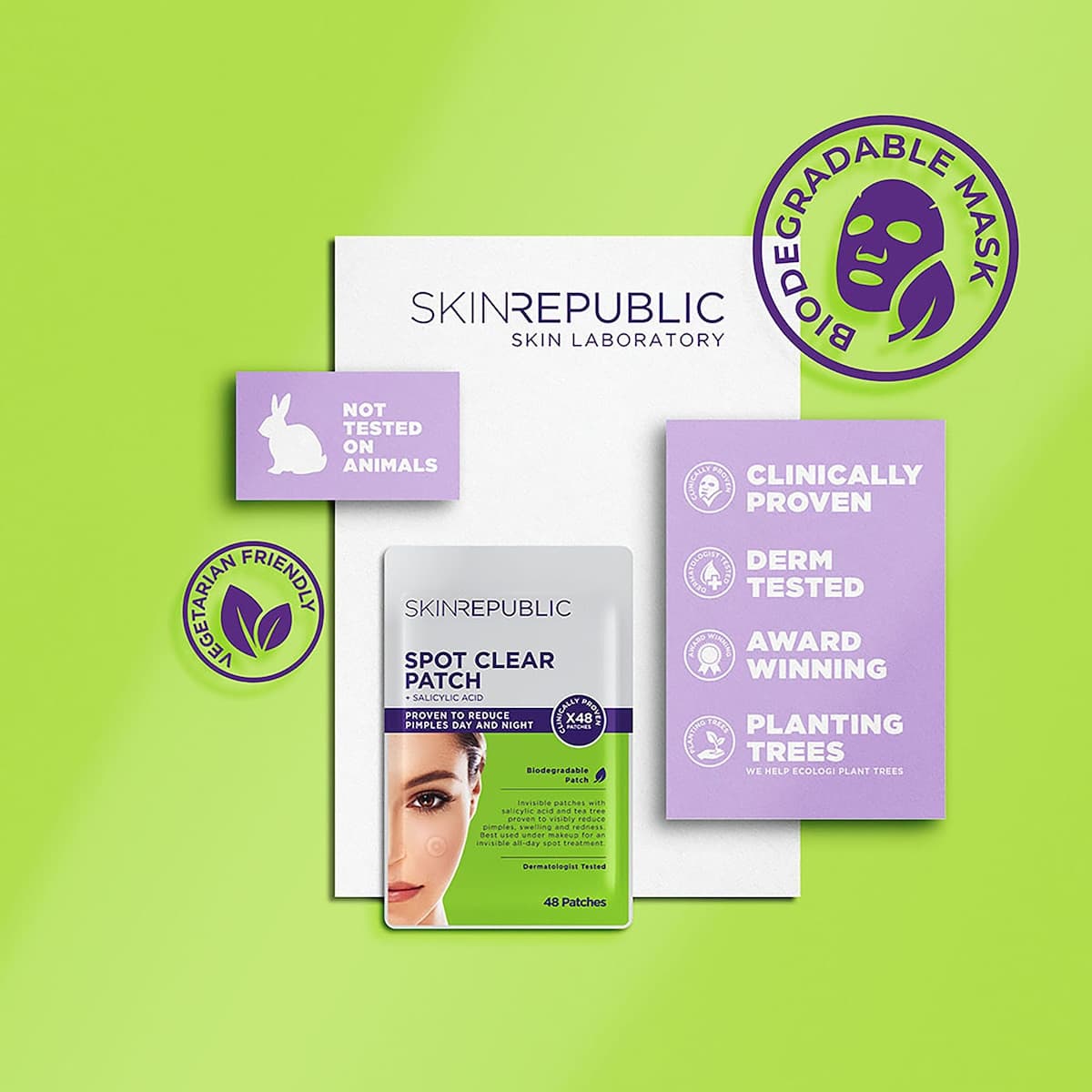 Thumbnail Skin Republic Spot Clear Salicylic Acid Patch (48 Patches)