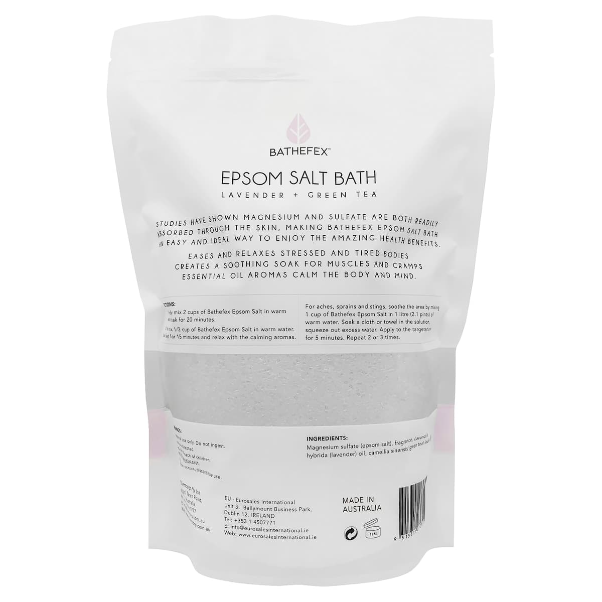 Thumbnail Bathefex Epsom Salt Lavender & Green Tea 1.4Kg