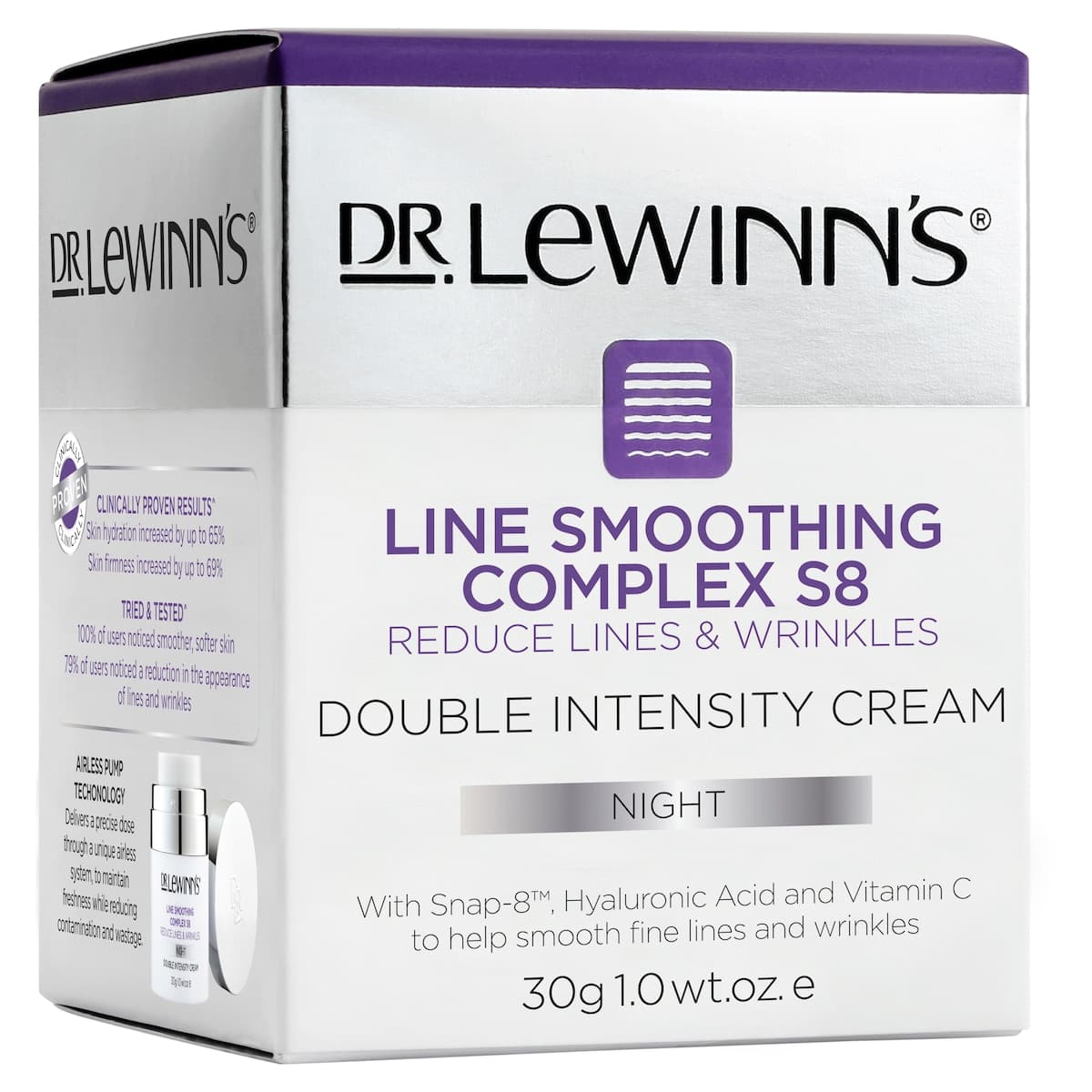 Thumbnail Dr Lewinns Line Smoothing Complex S8 Double Intensity Night Cream 30G