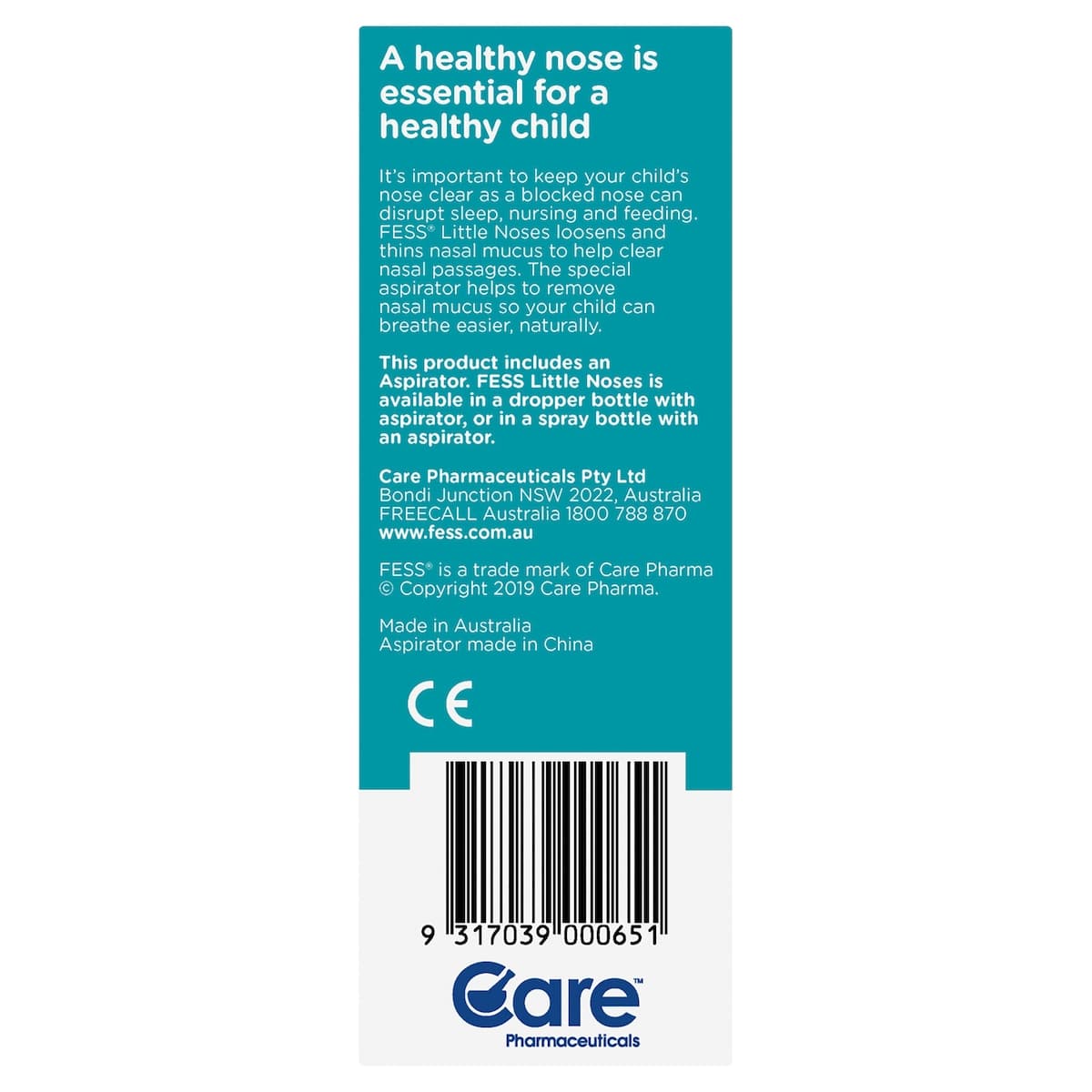 Thumbnail Fess Little Noses Saline Nasal Drops 25Ml + Aspirator