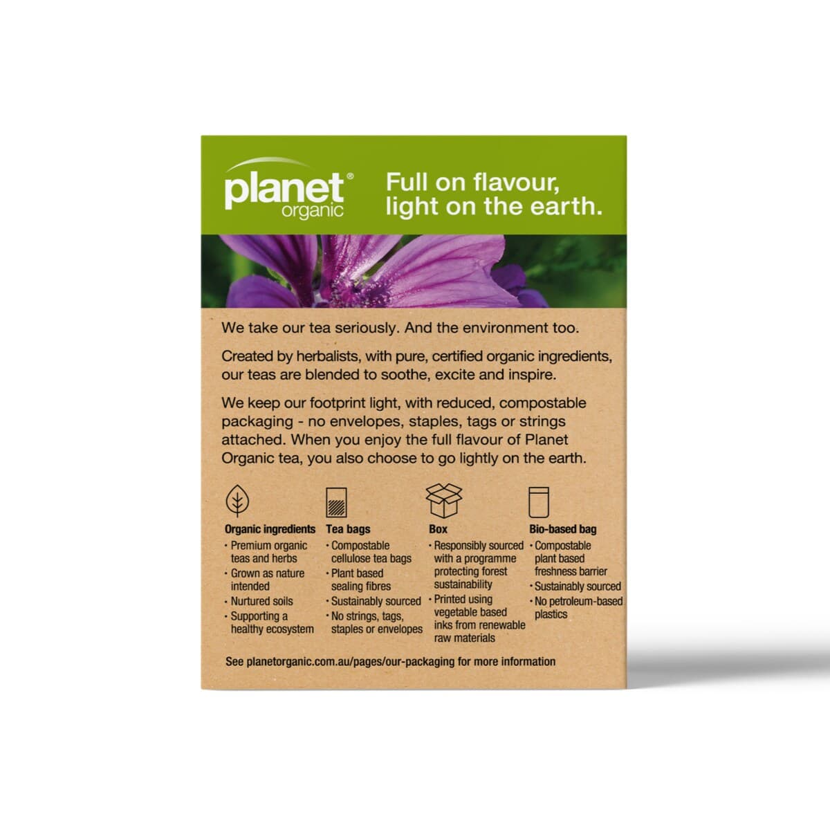 Thumbnail Planet Organic Throat Calm 25 Tea Bags