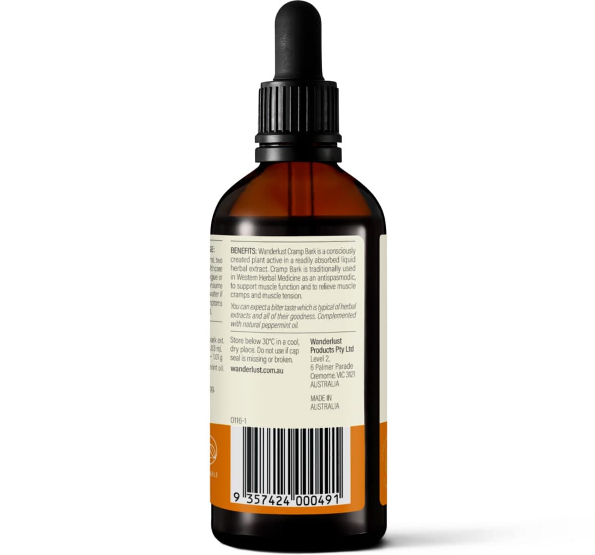 Thumbnail Wanderlust Cramp Bark Drops 90Ml