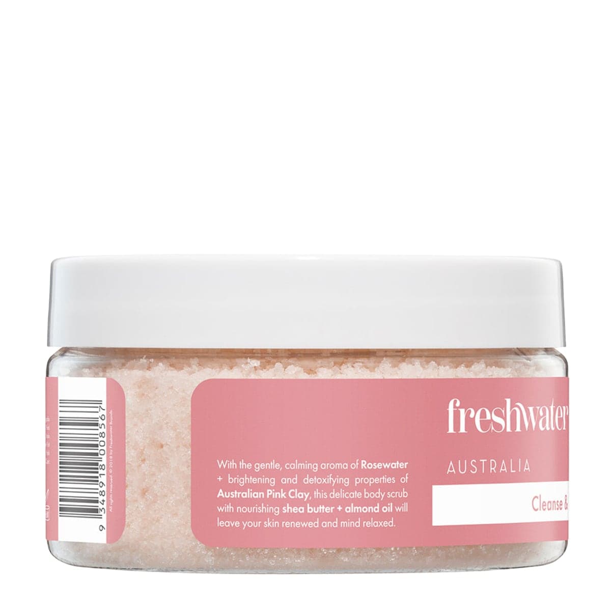 Thumbnail Freshwater Farm Rosewater + Pink Clay Body Scrub 200G