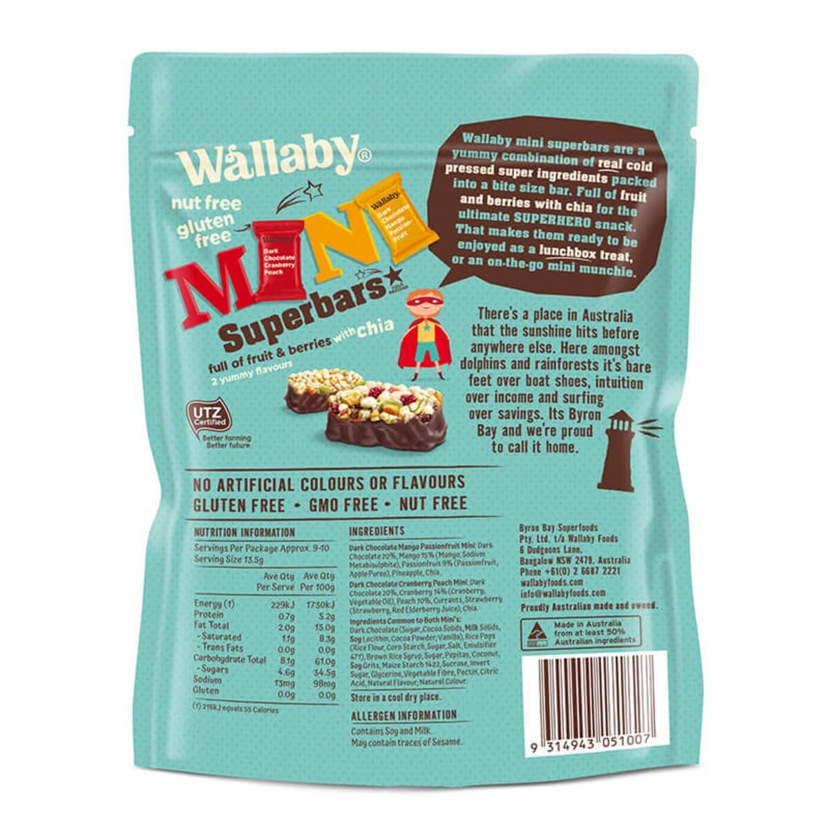 Thumbnail Wallaby Mini Superbars 135G