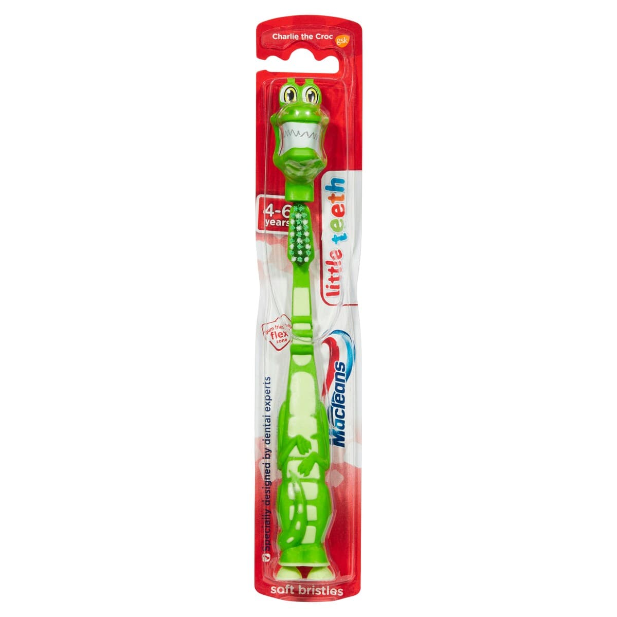 Thumbnail Macleans Toothbrush Little Teeth 4 - 6 Years 1 Brush (Colours Selected At Random)