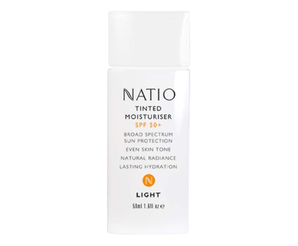 Natio Tinted Moisturiser Light Spf50 50Ml