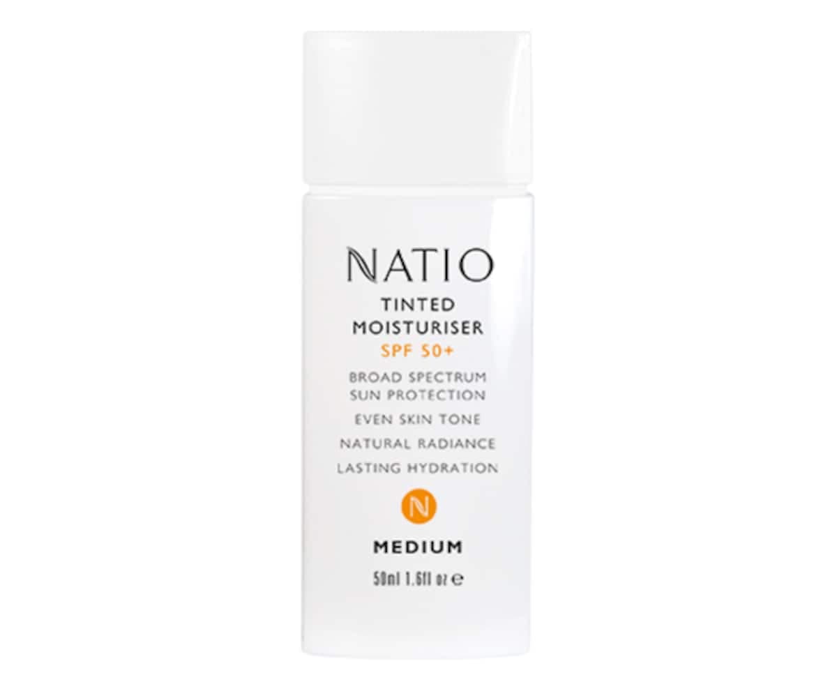 Natio Tinted Moisturiser Medium Spf50 50Ml