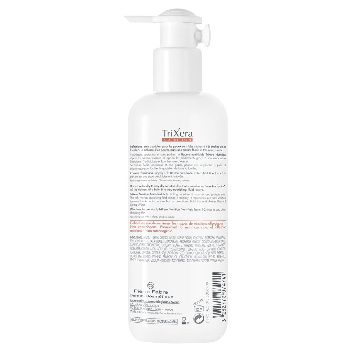 Thumbnail Avene Trixera Nutrition Nutri-Fluid Balm 400Ml