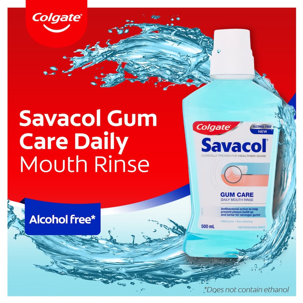 Thumbnail Savacol Gum Care Daily Mouth Rinse 500Ml