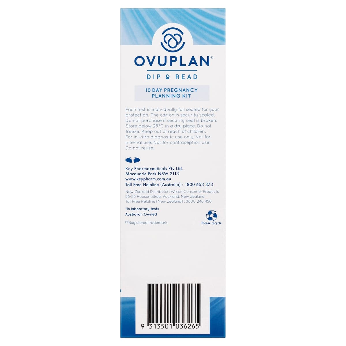 Thumbnail Ovuplan 10 Day Pregnancy Planning Kit