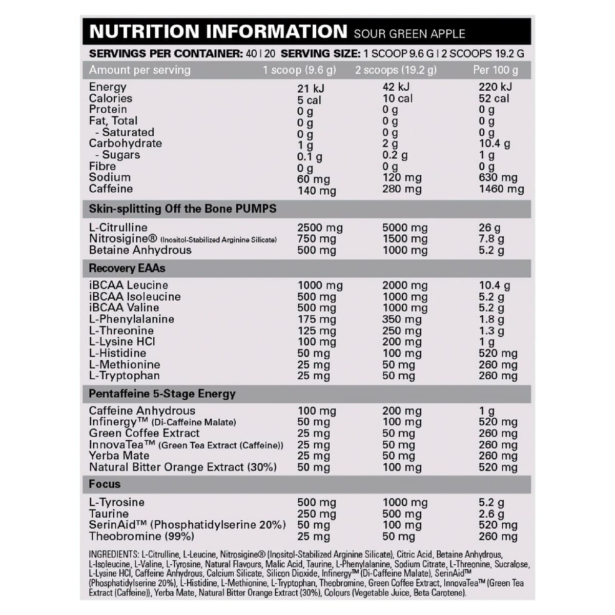 Thumbnail Ehplabs Pride Pre-Workout Sour Green Apple 384G