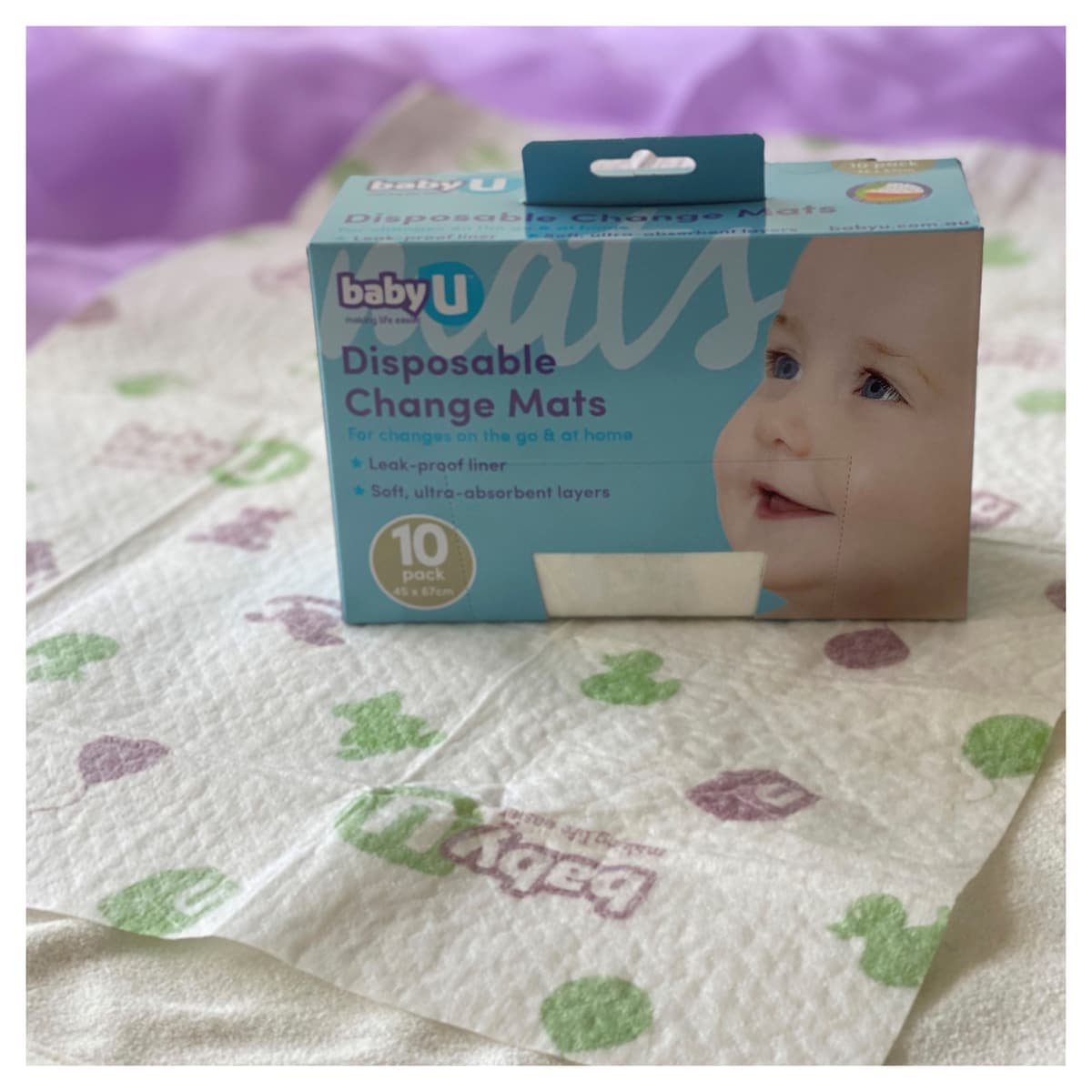 Thumbnail Baby U Disposable Change Mats 10 Pack