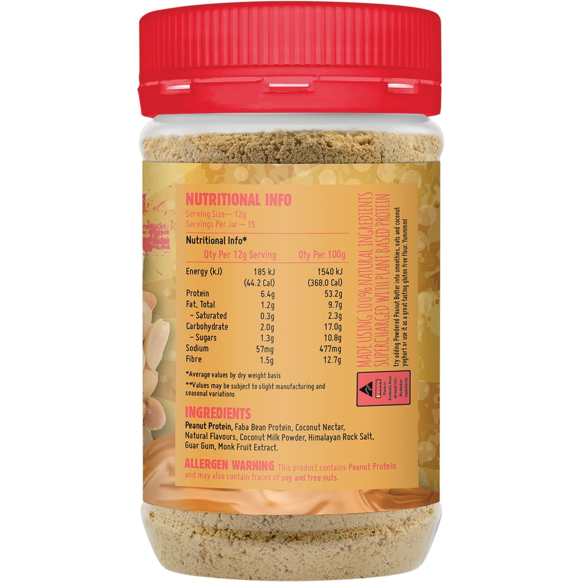 Thumbnail Macro Mike Powdered Peanut Butter Cookie Dough 180G