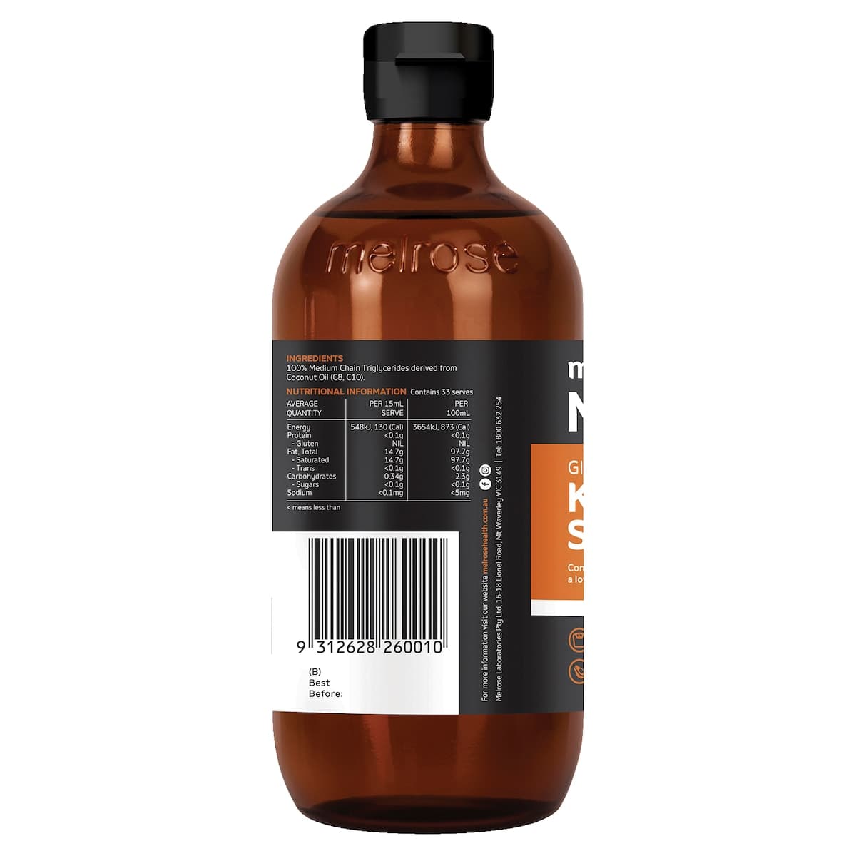 Melrose Mct Oil Kick Start 250Ml