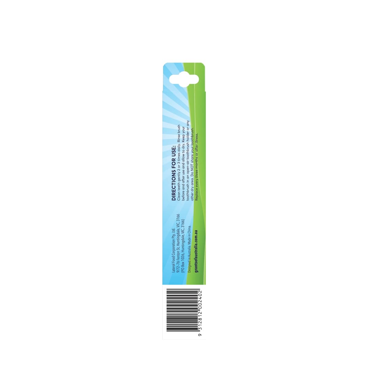 Thumbnail Grants Kids Bamboo Toothbrush Ultra Soft 1 Pack