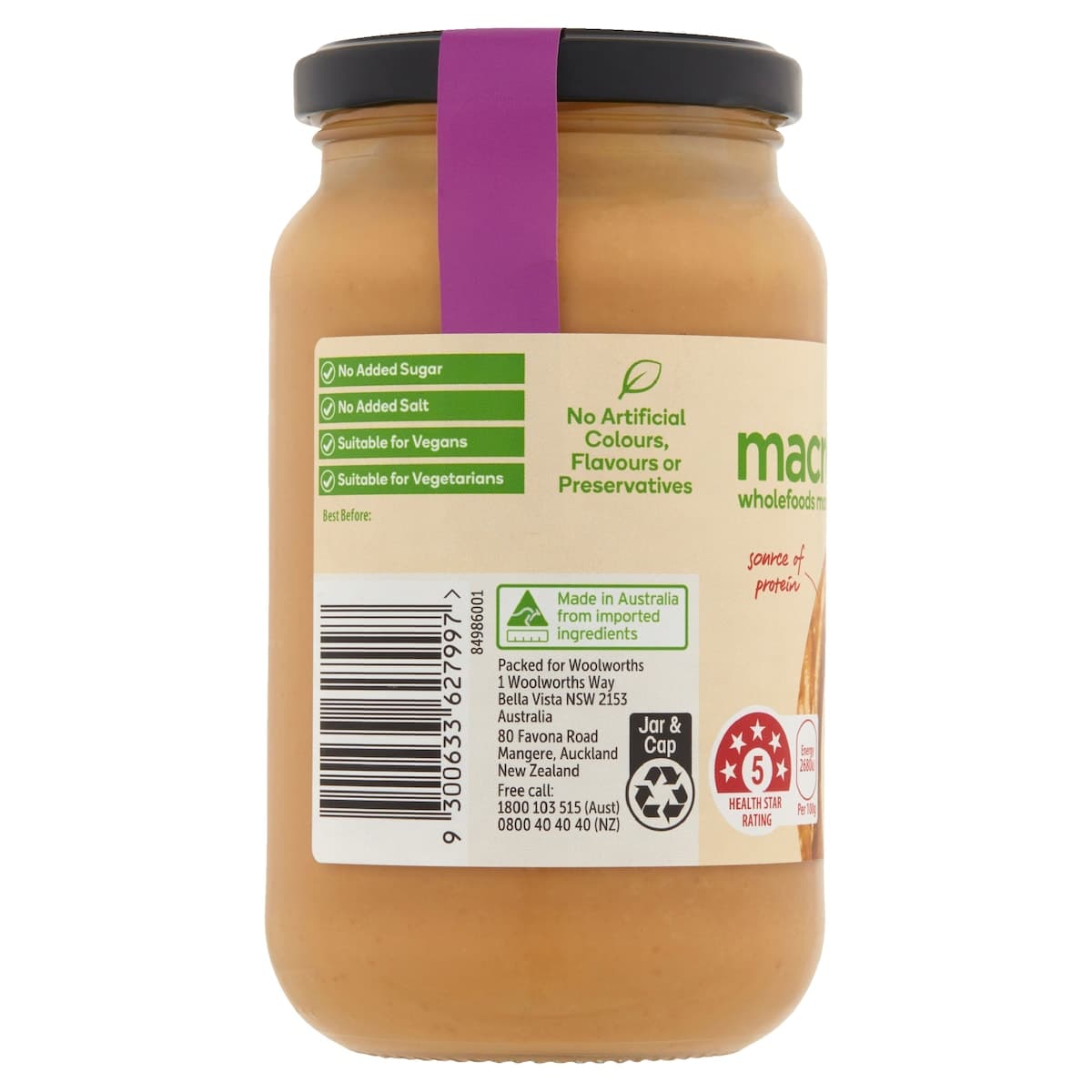 Thumbnail Macro Organic Crunchy Peanut Butter 375G