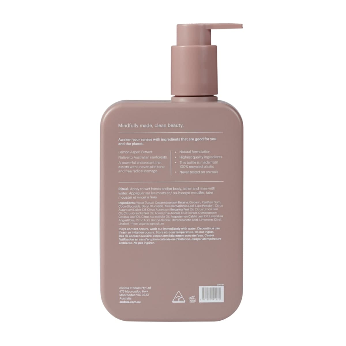 Thumbnail Endota Clean Pink Grapefruit & Lemon Aspen Hand & Body Wash 500 Ml