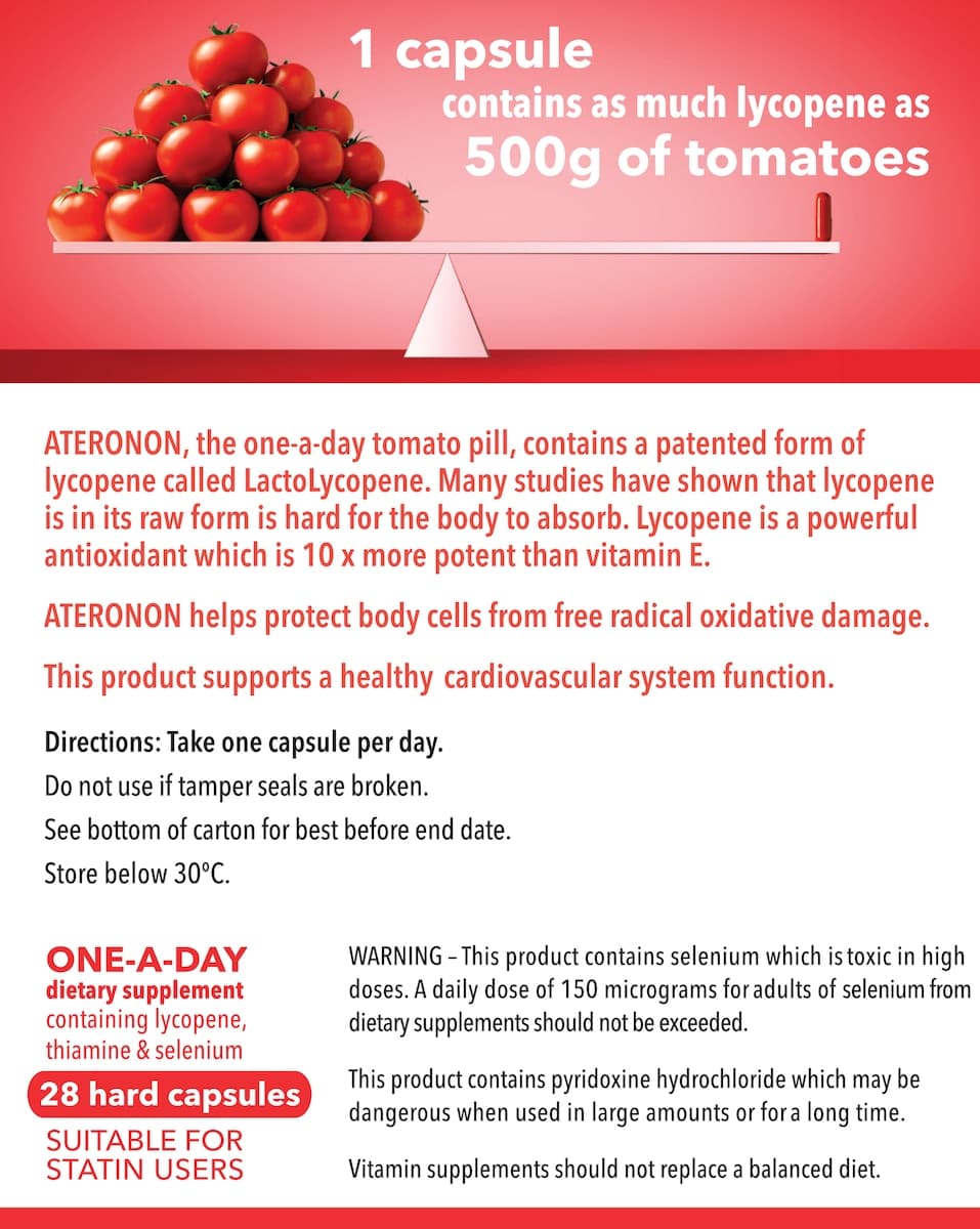 Thumbnail Ateronon Highly Bioavailable Lycopene 28 Capsules