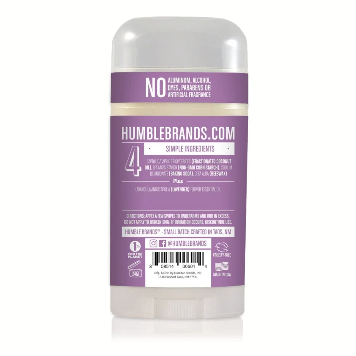 Thumbnail Humble Brands Original Formula Deodorant Mountain Lavendar 70G