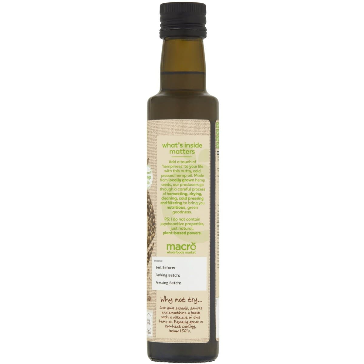 Thumbnail Macro Australian Hemp Seed Oil 250Ml