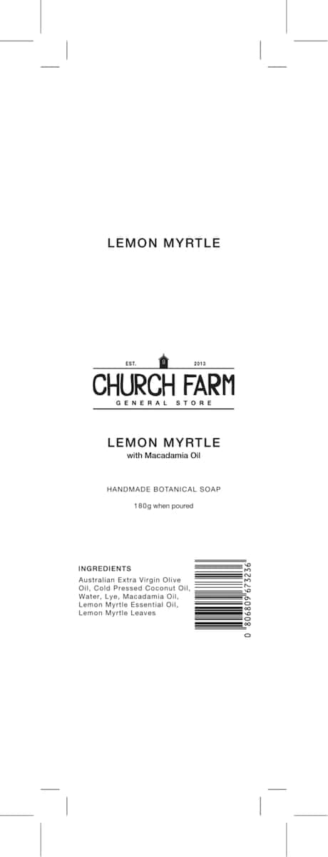 Thumbnail Church Farm Lemon Myrtle & Macadamia Soap 180G