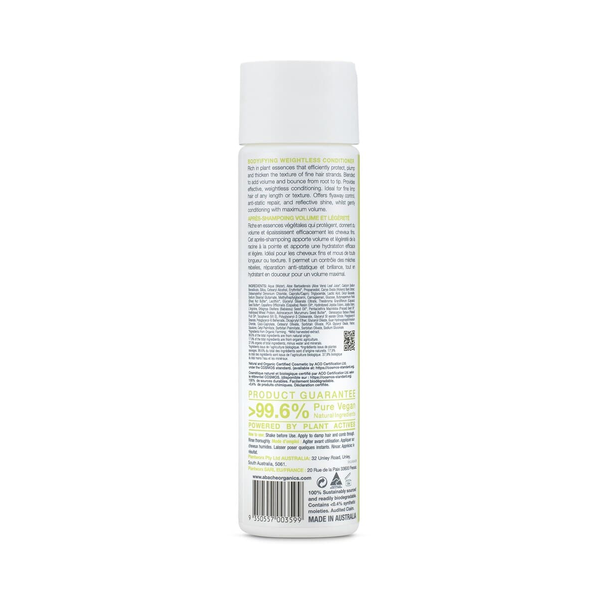 Thumbnail Abache Organics Fine Elements Conditioner 225Ml