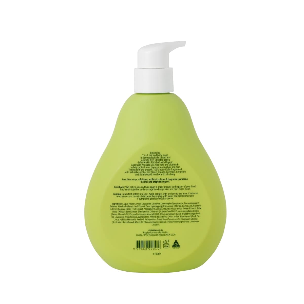 Thumbnail Avo Baby Gentle Hair & Body Wash 500Ml