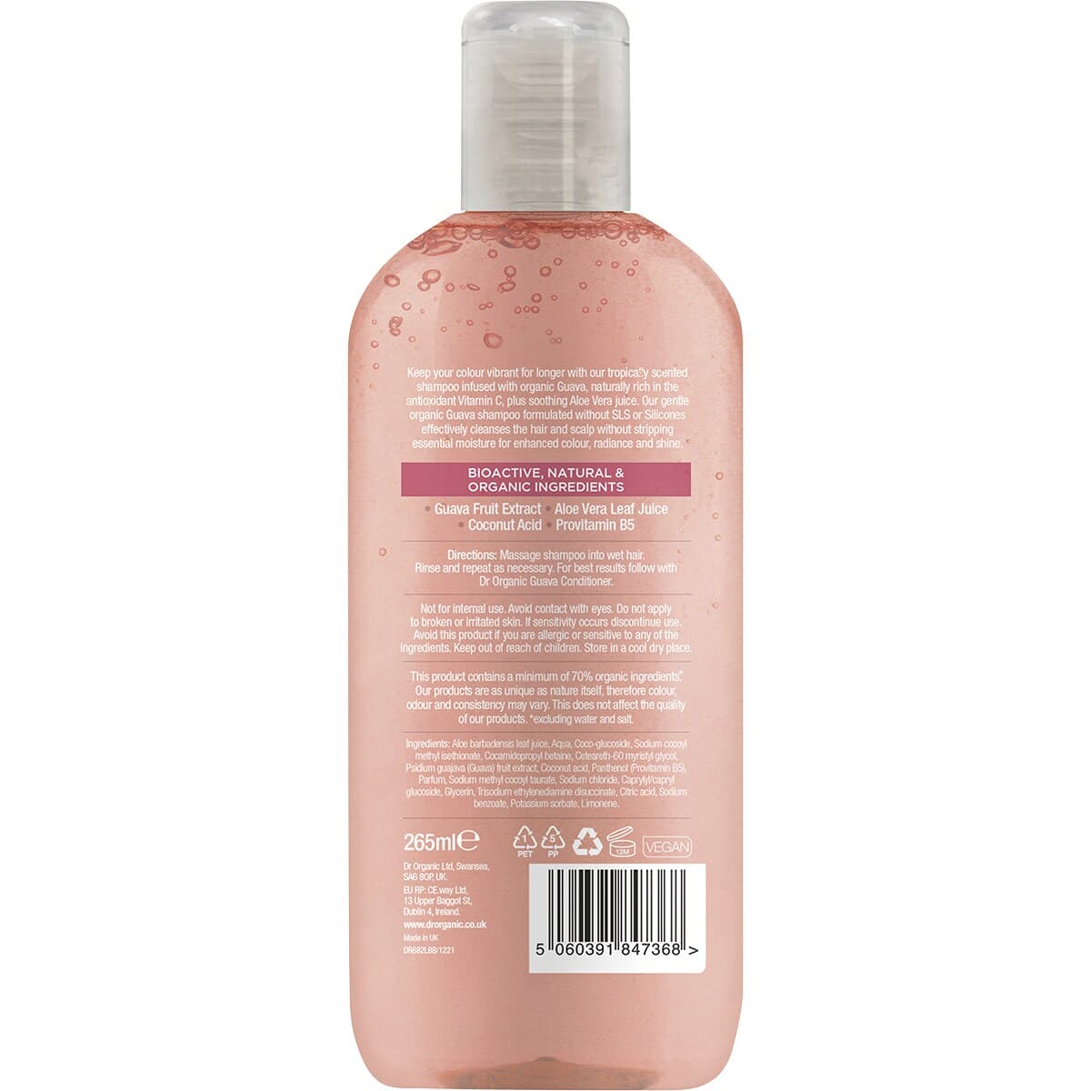 Thumbnail Dr Organic Organic Guava Shampoo 265Ml