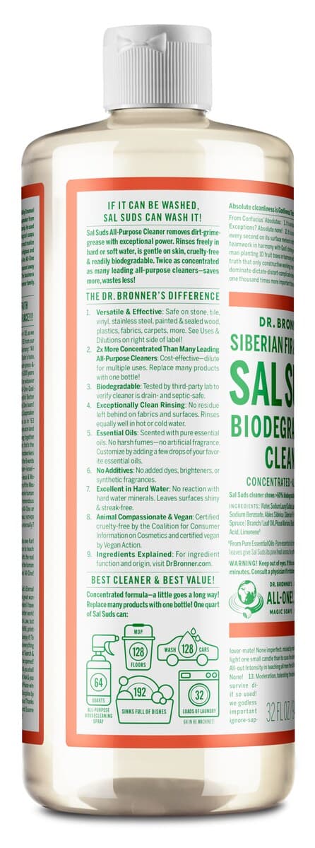 Thumbnail Dr Bronners Sal Suds Biodegradable Cleaner 946Ml