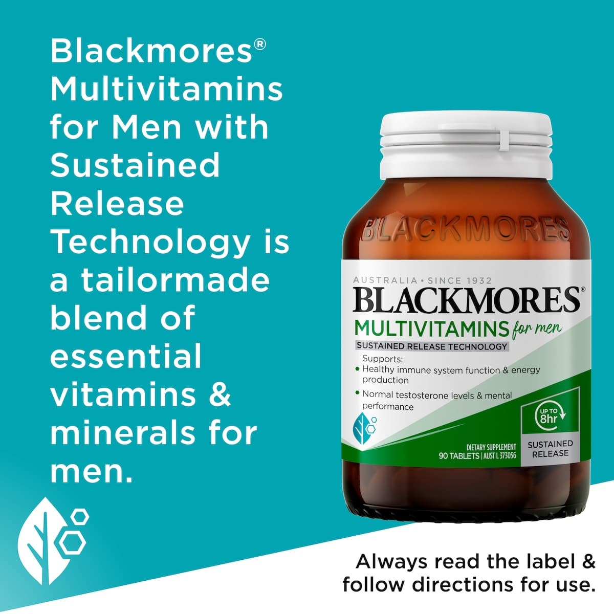 Thumbnail Blackmores Sustained Release Multivitamins For Men 90 Tablets