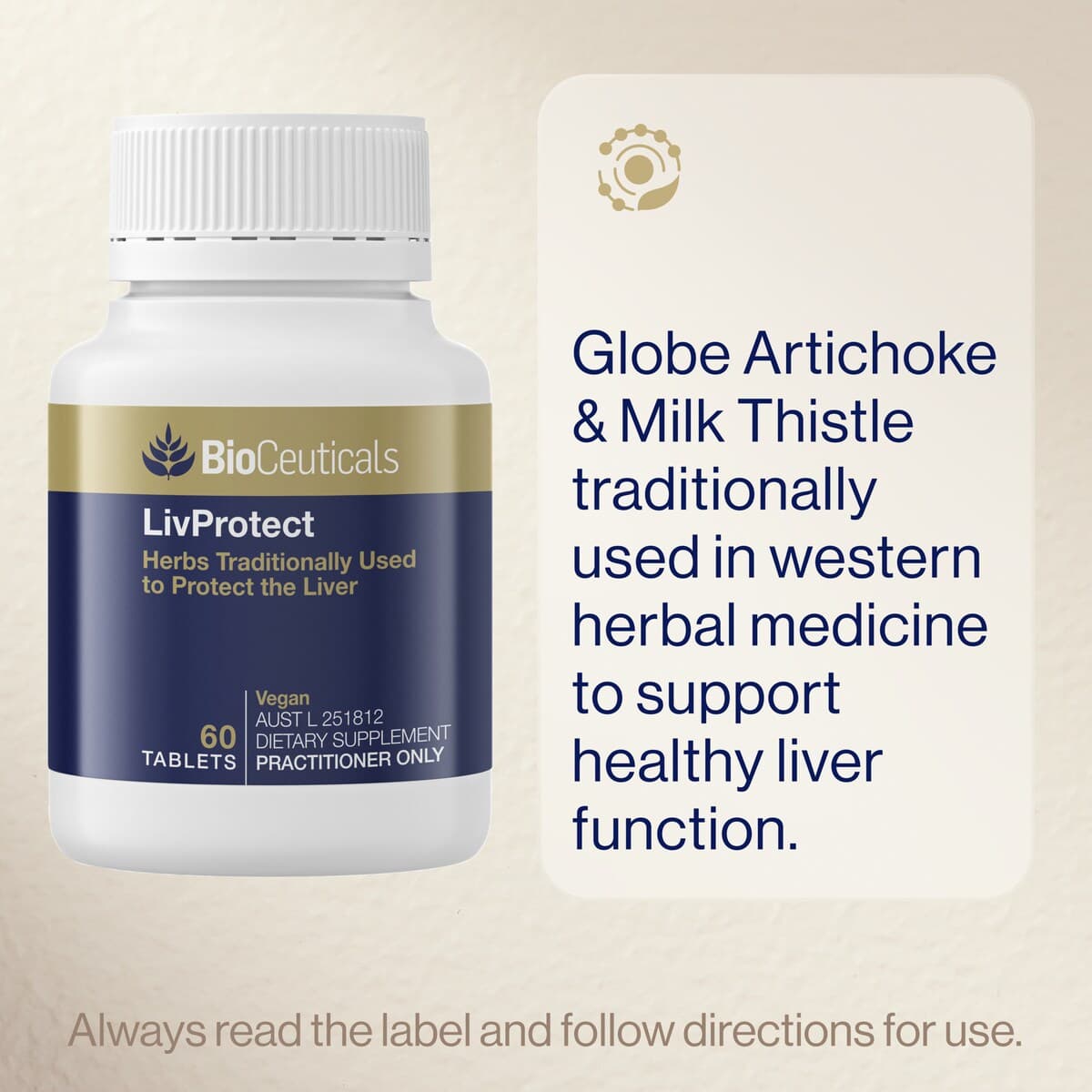 Thumbnail Bioceuticals Livprotect 60 Tablets