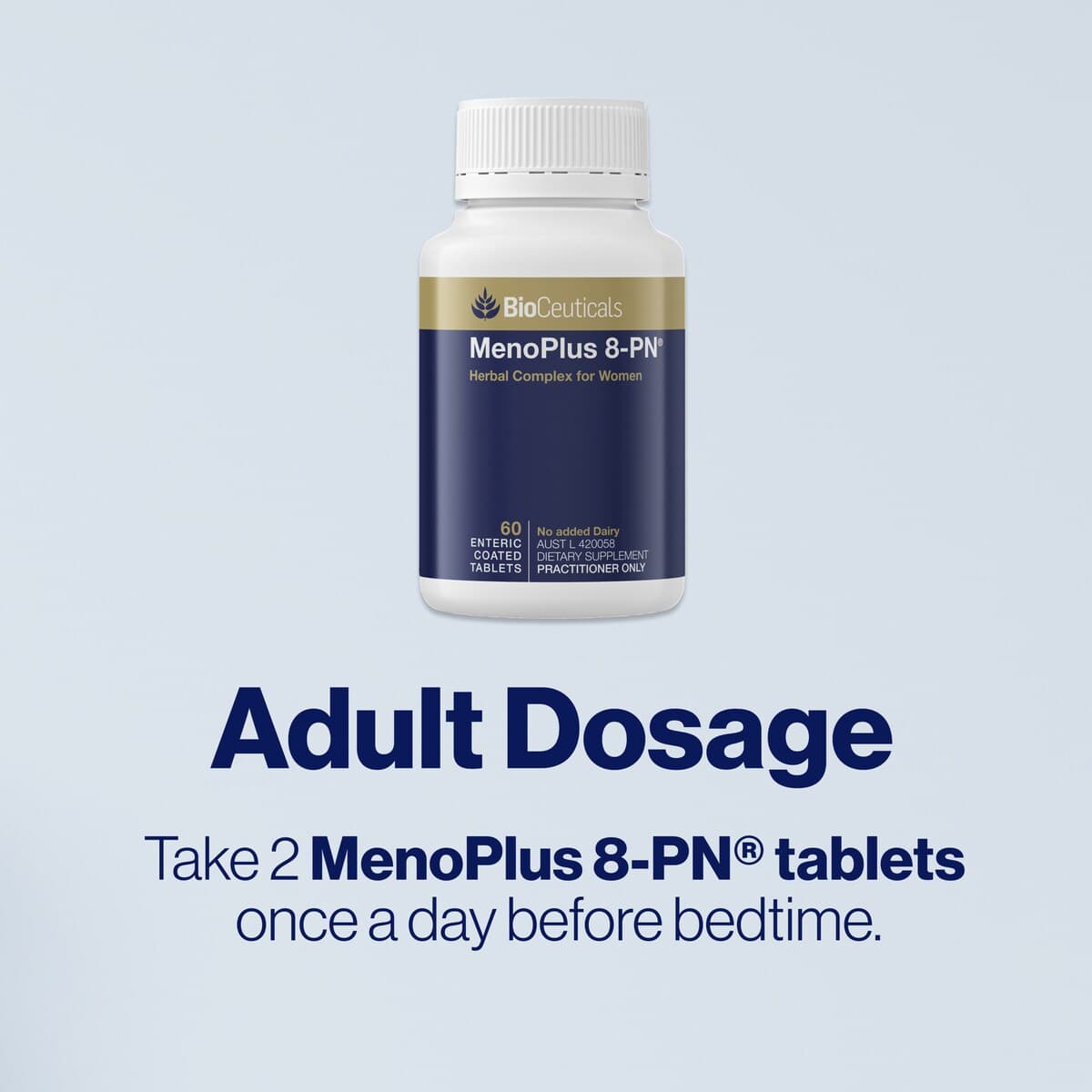 Thumbnail Bioceuticals Menoplus 8-Pn 60 Tablets