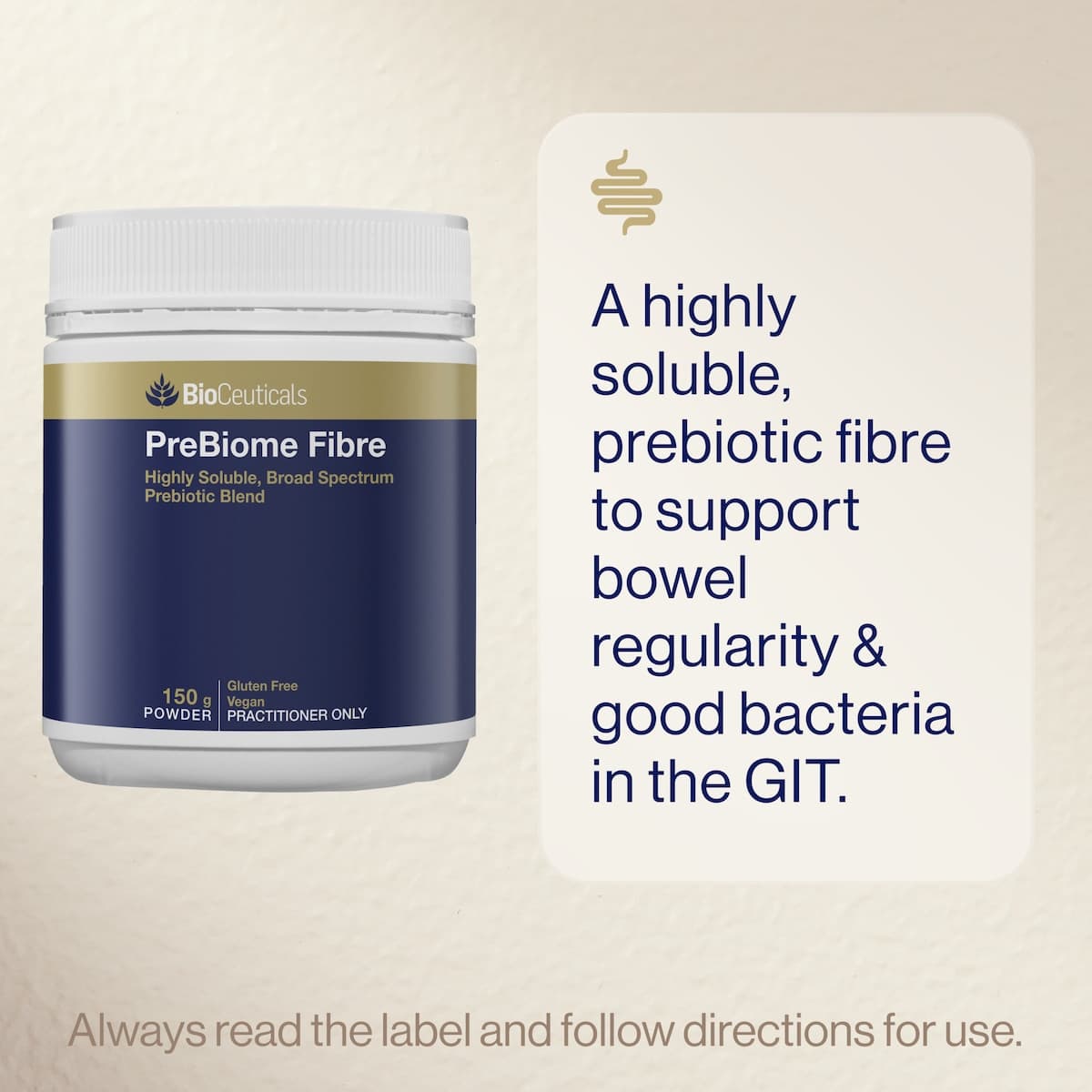 Thumbnail Bioceuticals Prebiome Fibre 150G