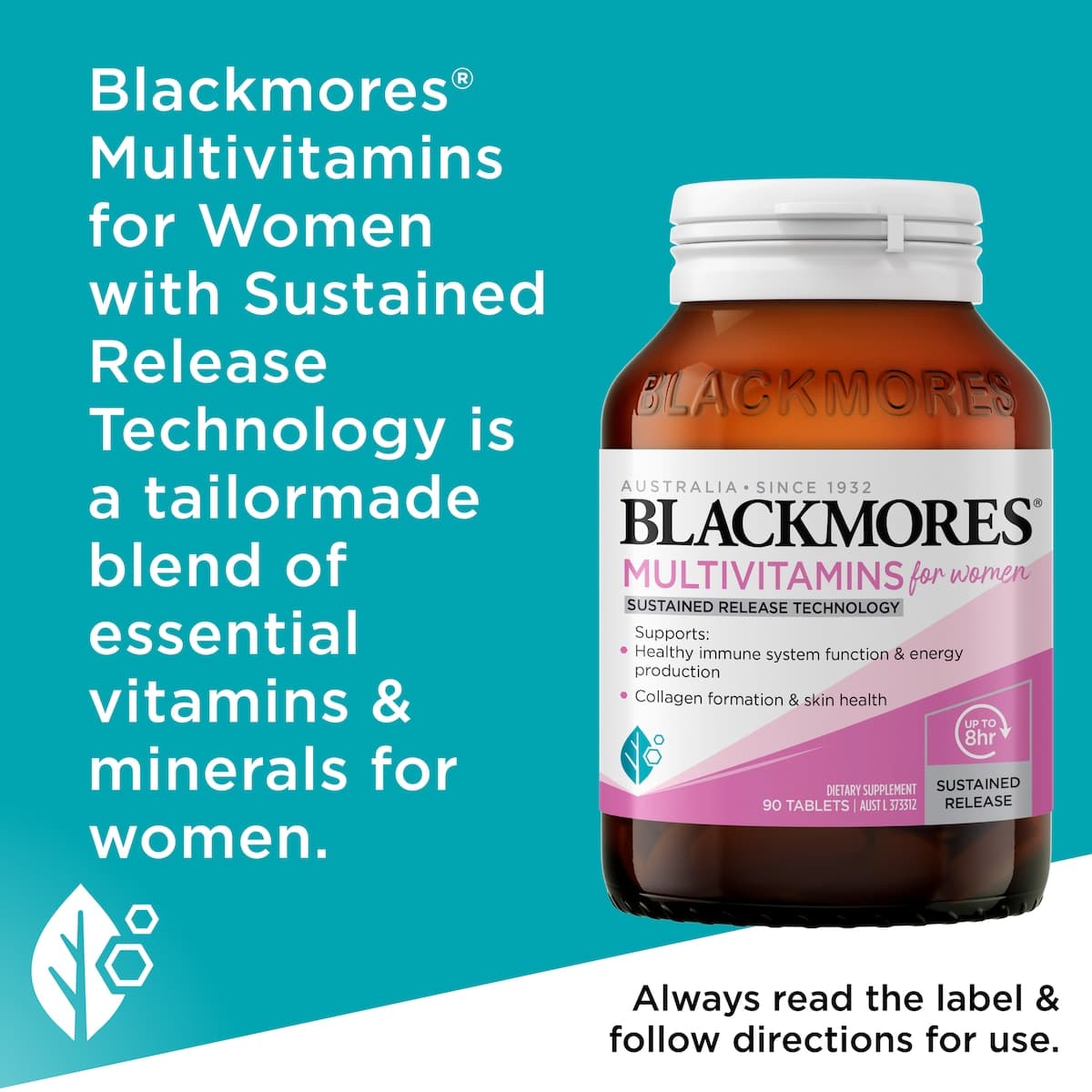 Thumbnail Blackmores Sustained Release Multivitamins For Women 90 Tablets