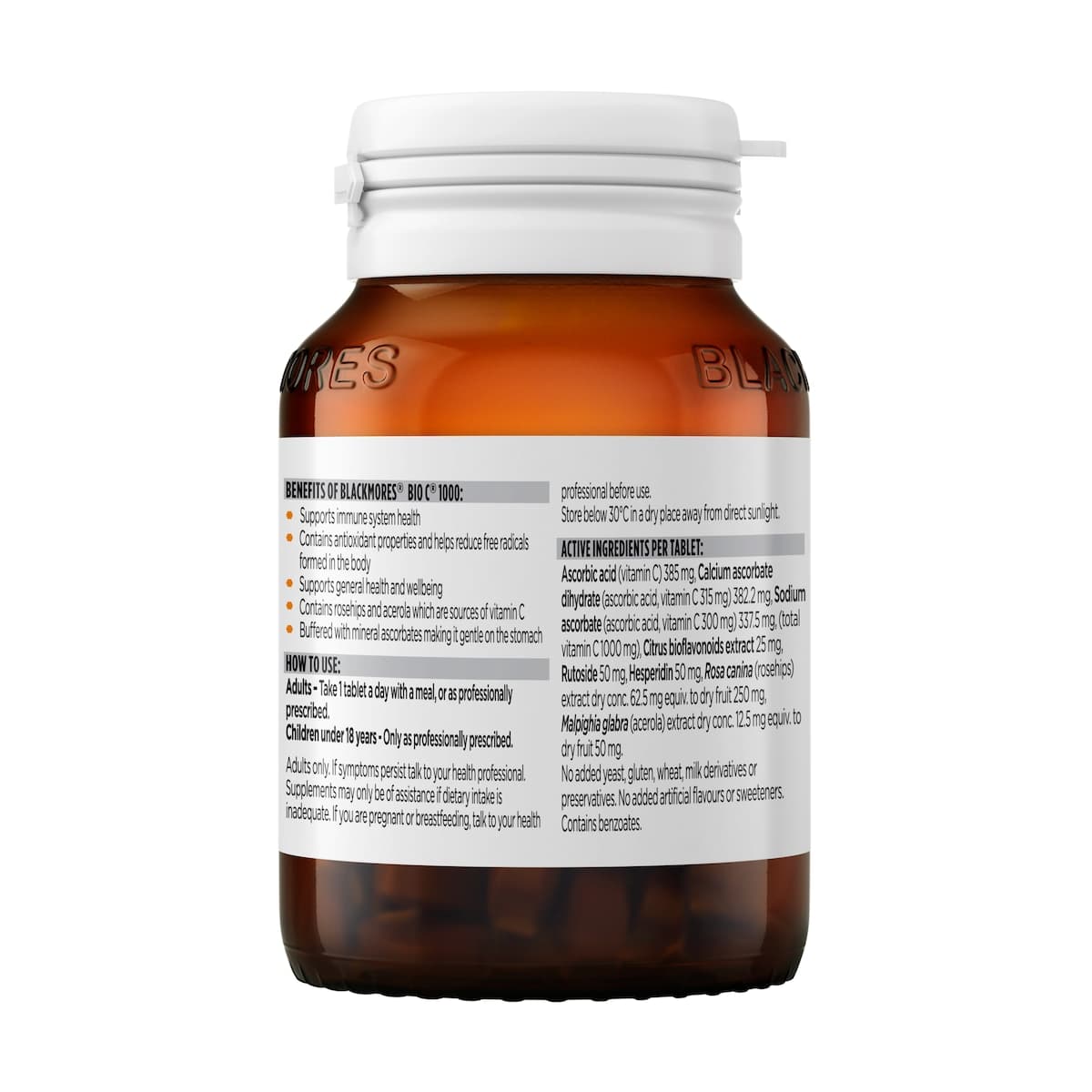 Thumbnail Blackmores Bio C 1000Mg Vitamin C 62 Tablets