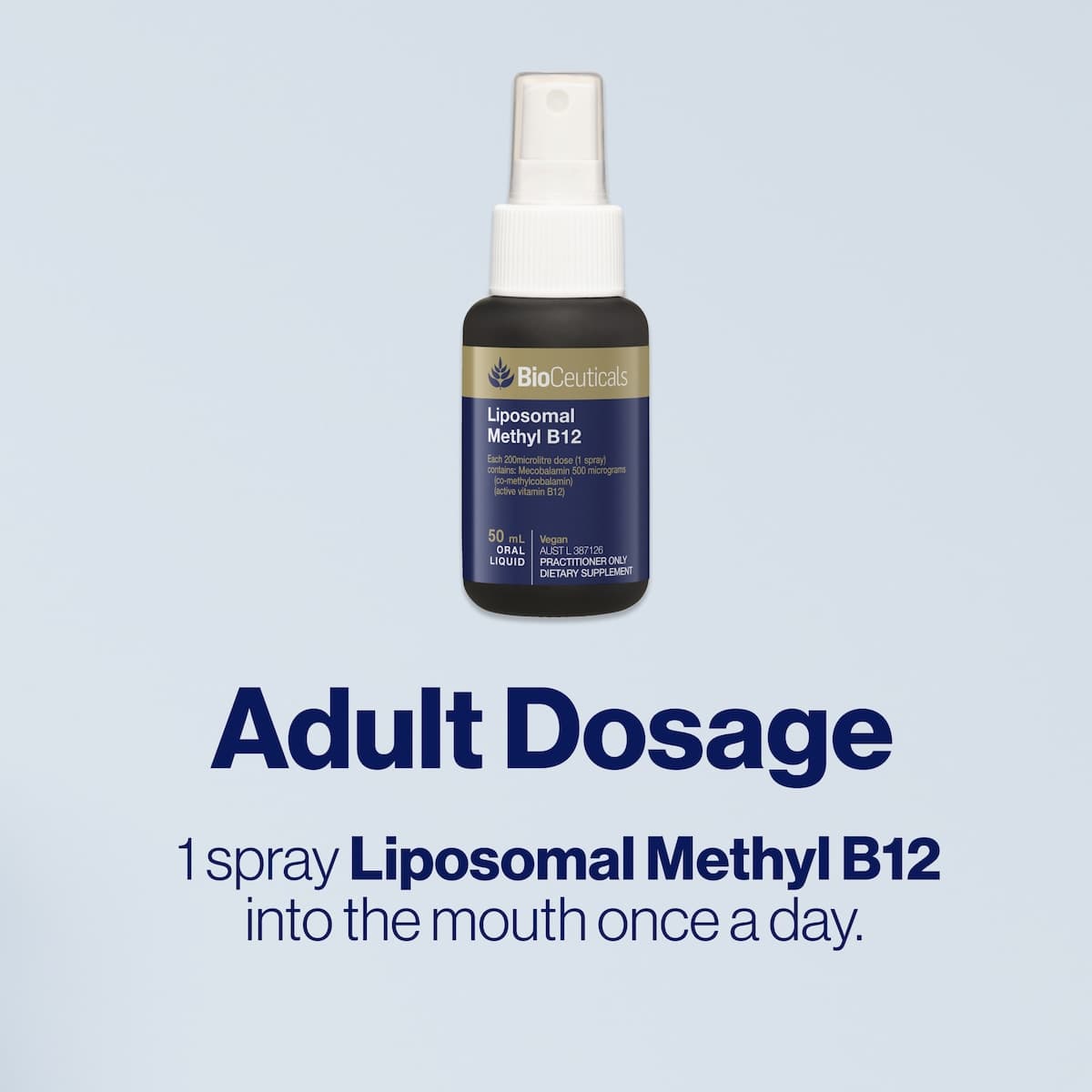 Thumbnail Bioceuticals Liposomal Methyl B12 50Ml