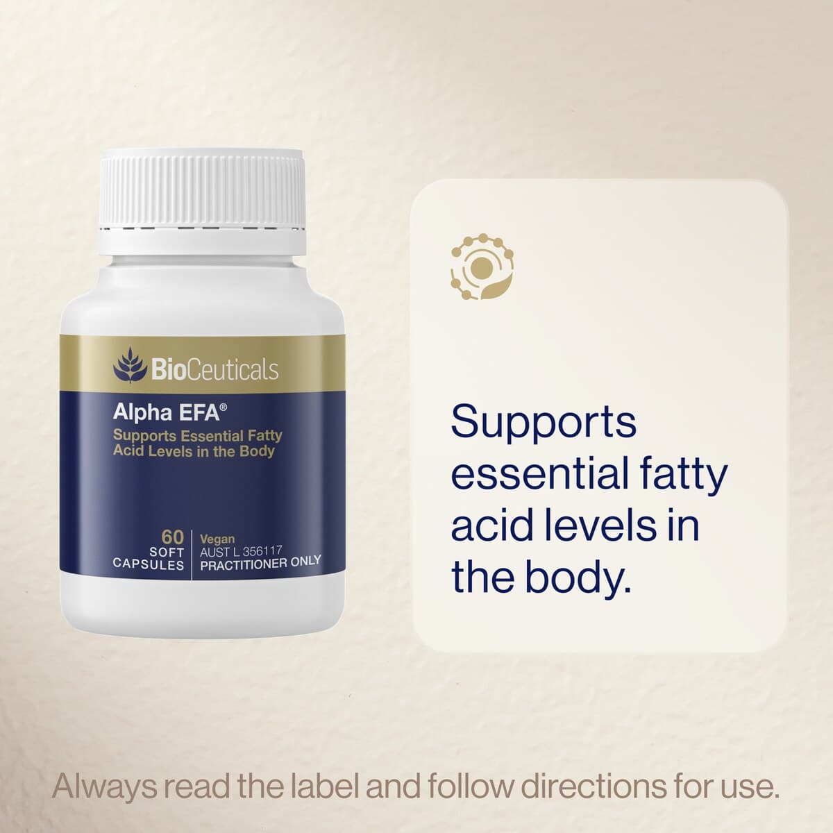 Thumbnail Bioceuticals Alpha Efa 60 Capsules