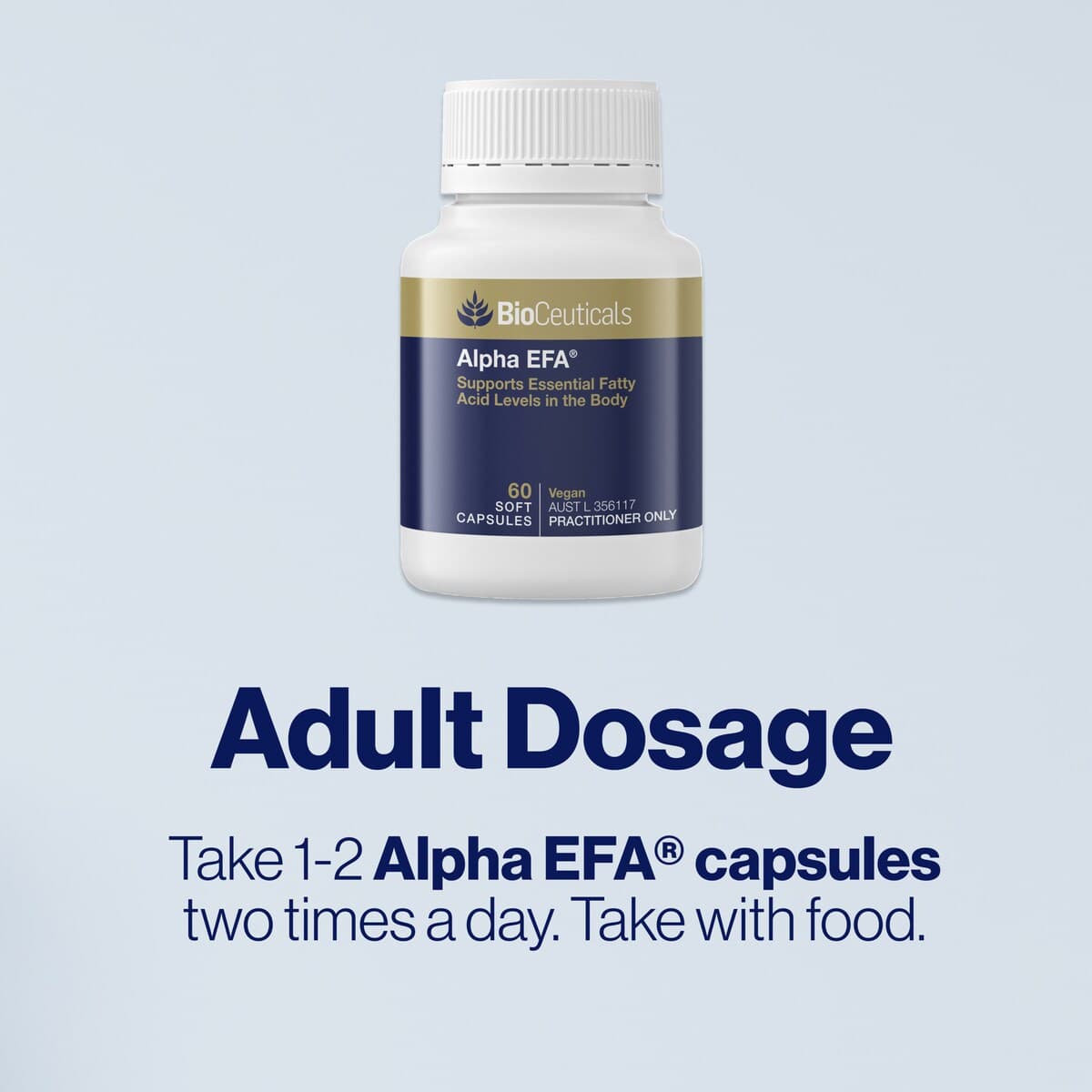 Thumbnail Bioceuticals Alpha Efa 60 Capsules