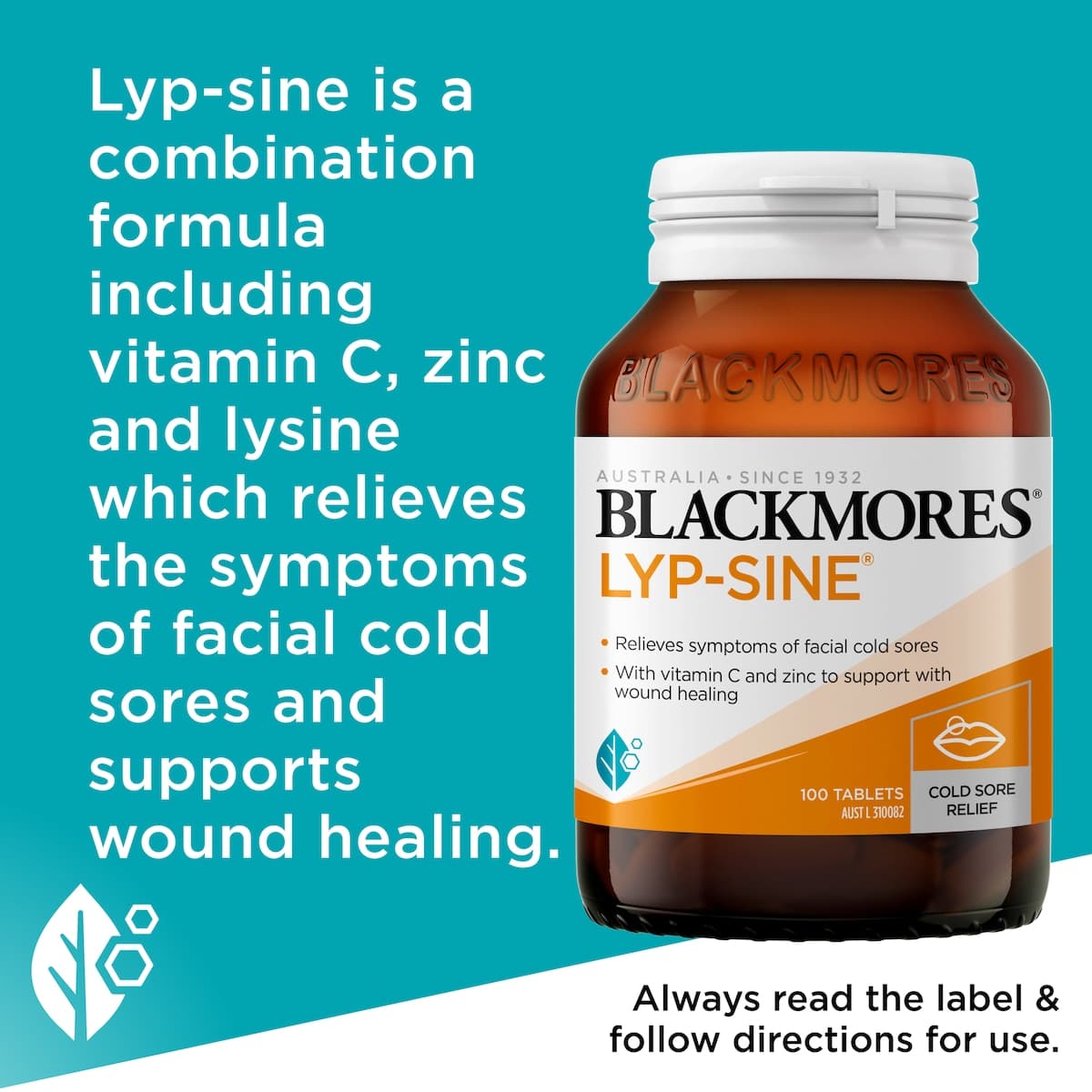 Thumbnail Blackmores Lyp-Sine 100 Tablets