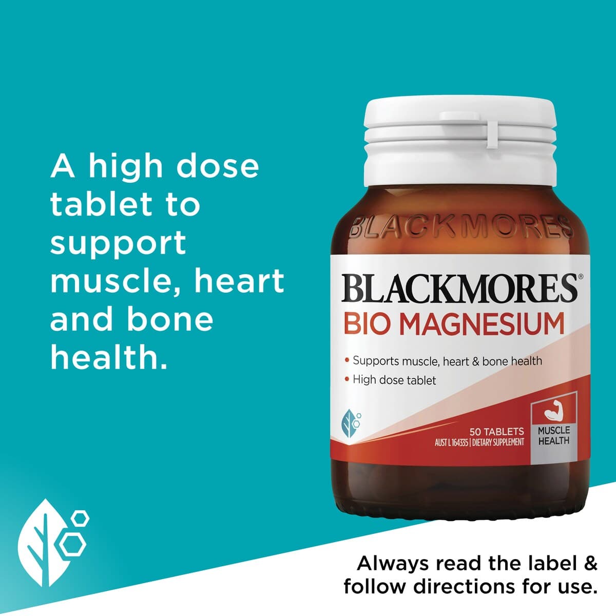 Thumbnail Blackmores Bio Magnesium 50 Tablets