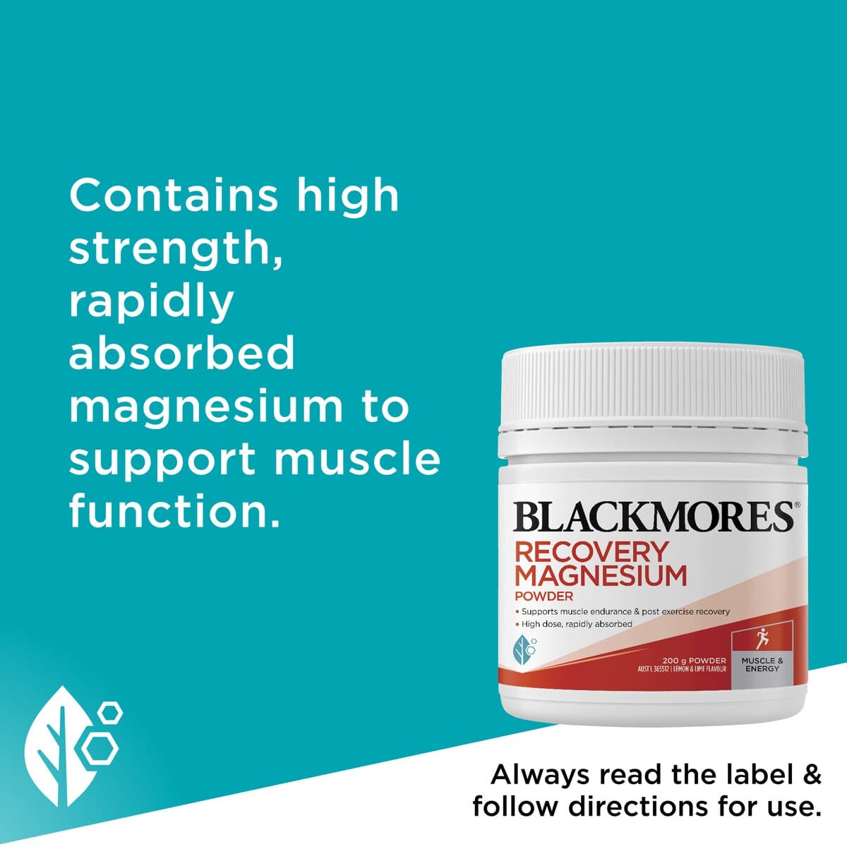 Thumbnail Blackmores Recovery Magnesium Powder 200G