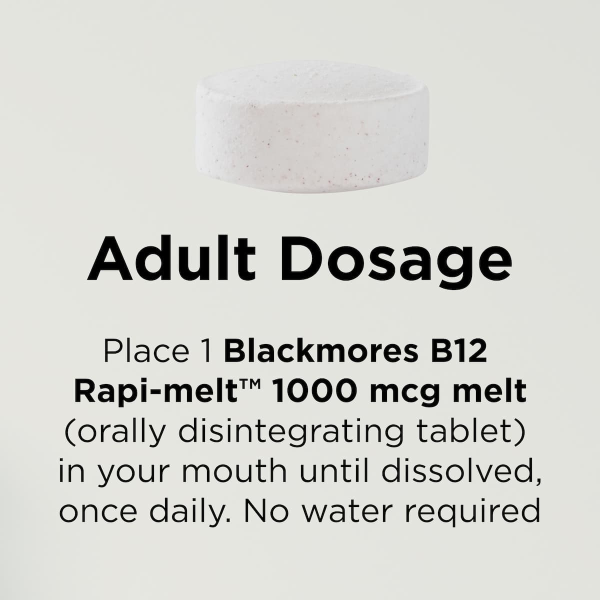 Thumbnail Blackmores B12 Rapi-Melt 1000Mcg 60 Melts