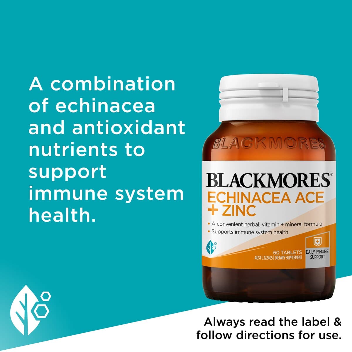 Thumbnail Blackmores Echinacea Ace + Zinc 60 Tablets