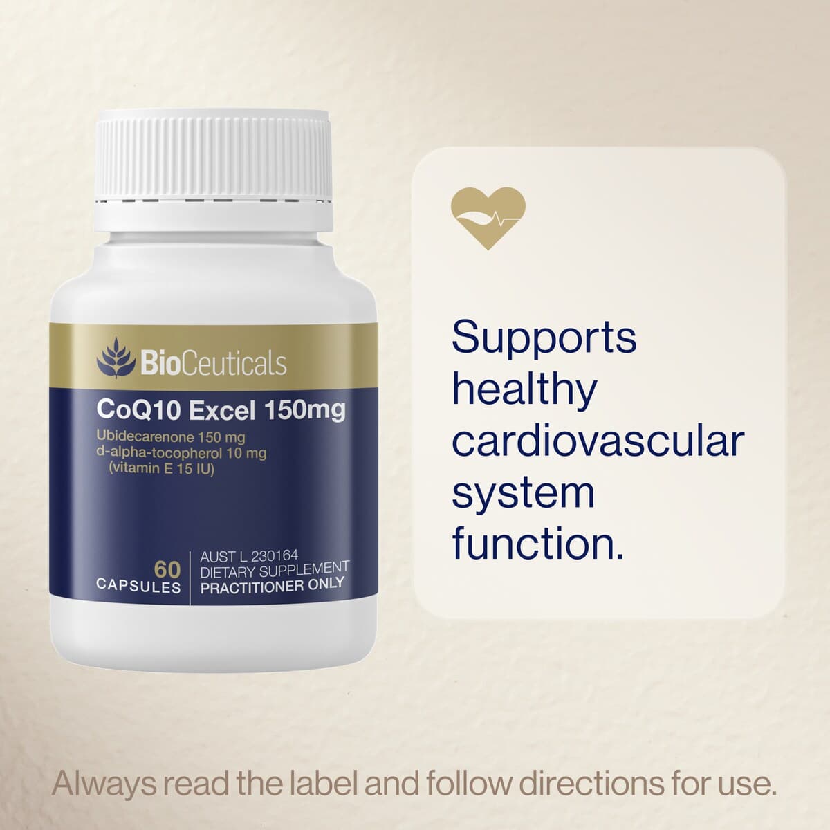 Thumbnail Bioceuticals Coq10 Excel 150Mg 60 Capsules