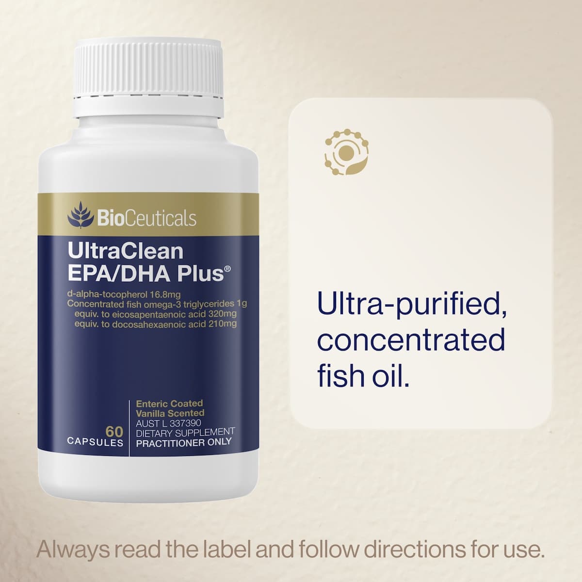 Thumbnail Bioceuticals Ultraclean Epa/Dha Plus 60 Capsules