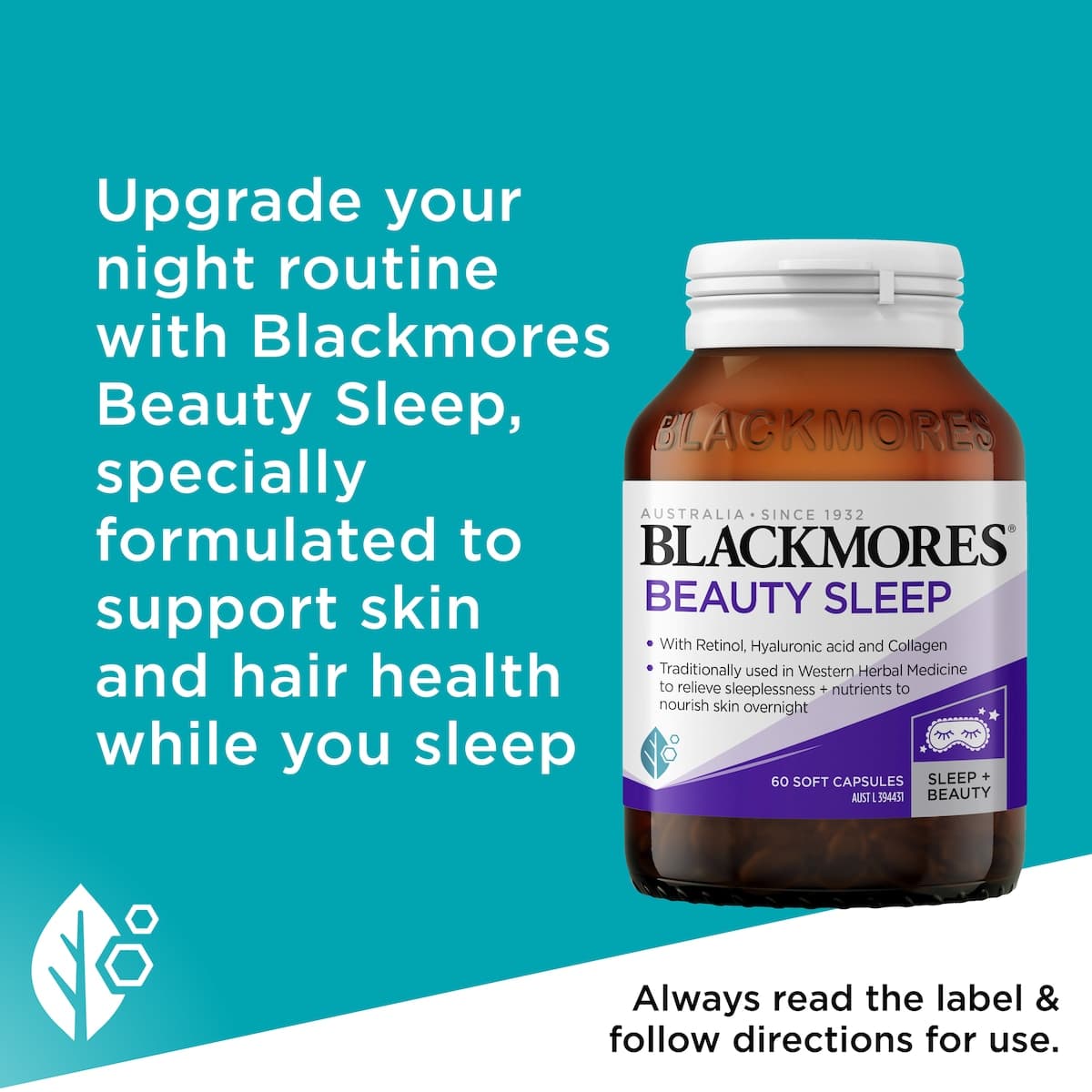 Thumbnail Blackmores Beauty Sleep 60 Capsules